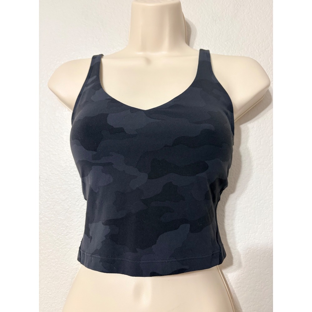 Lululemon Align Sport Tank in  Heritage 365 Camo Deep Coal Multi Size 4